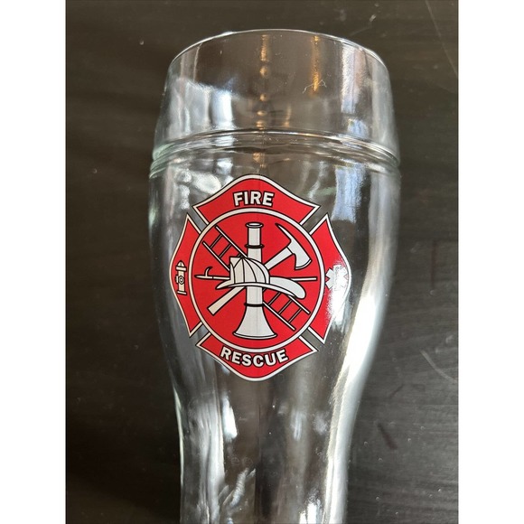Beer Glass Fire Rescue Boot Beer Mugs Bar Large 10 x 5 Bar Decor Glassware - Picture 7 of 7